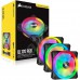 CORSAIR  QL120 RGB 120mm PWM Triple Fan With Lighting Node CORE CASING FAN